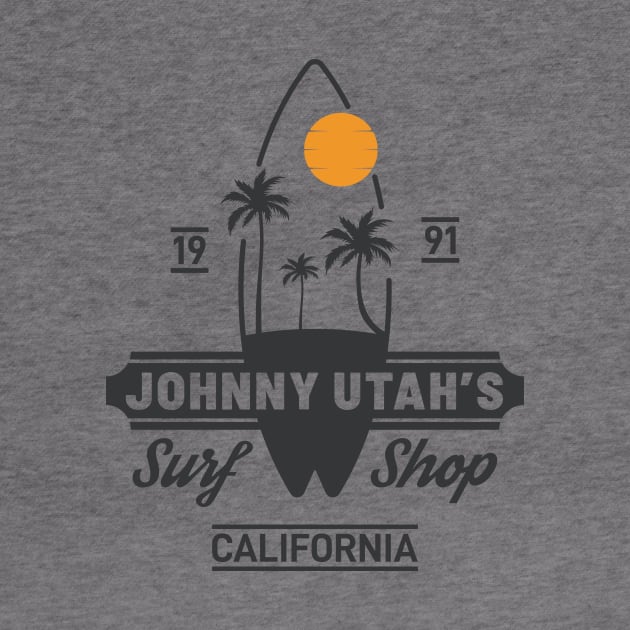 Johnny Utah's Surf Shop, Point Break by idjie